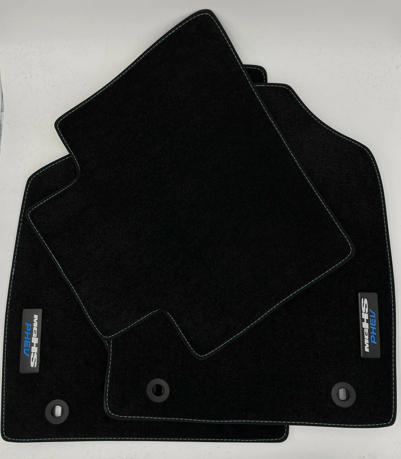 Genuine MG HS PHEV SAS23 2019–2024 Tailored Carpet Floor Mats (Blue Stitching)